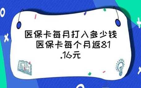 醫(yī)保每個(gè)月返回多少（醫(yī)保每個(gè)月返還多少錢(qián)到賬戶(hù)）